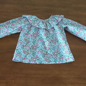 Little English Toddler Girl Long Sleeve Blouse with collar size 24M NEW wth Tags